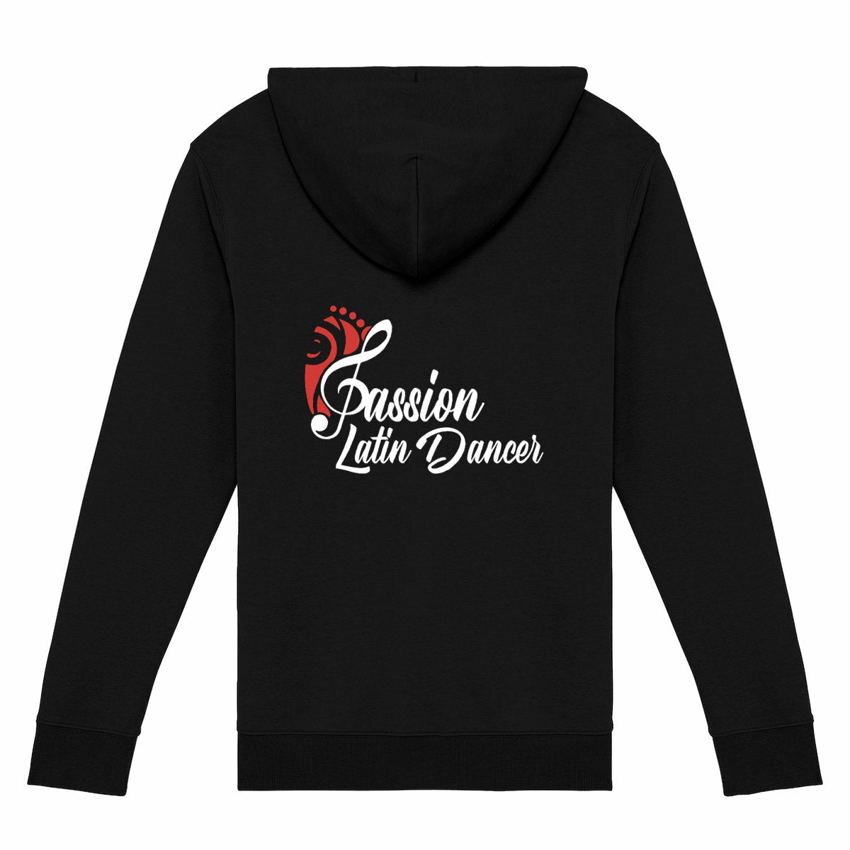 Sweat à capuche zippé - unisexe - by Passion Latin Dancer - dos_1