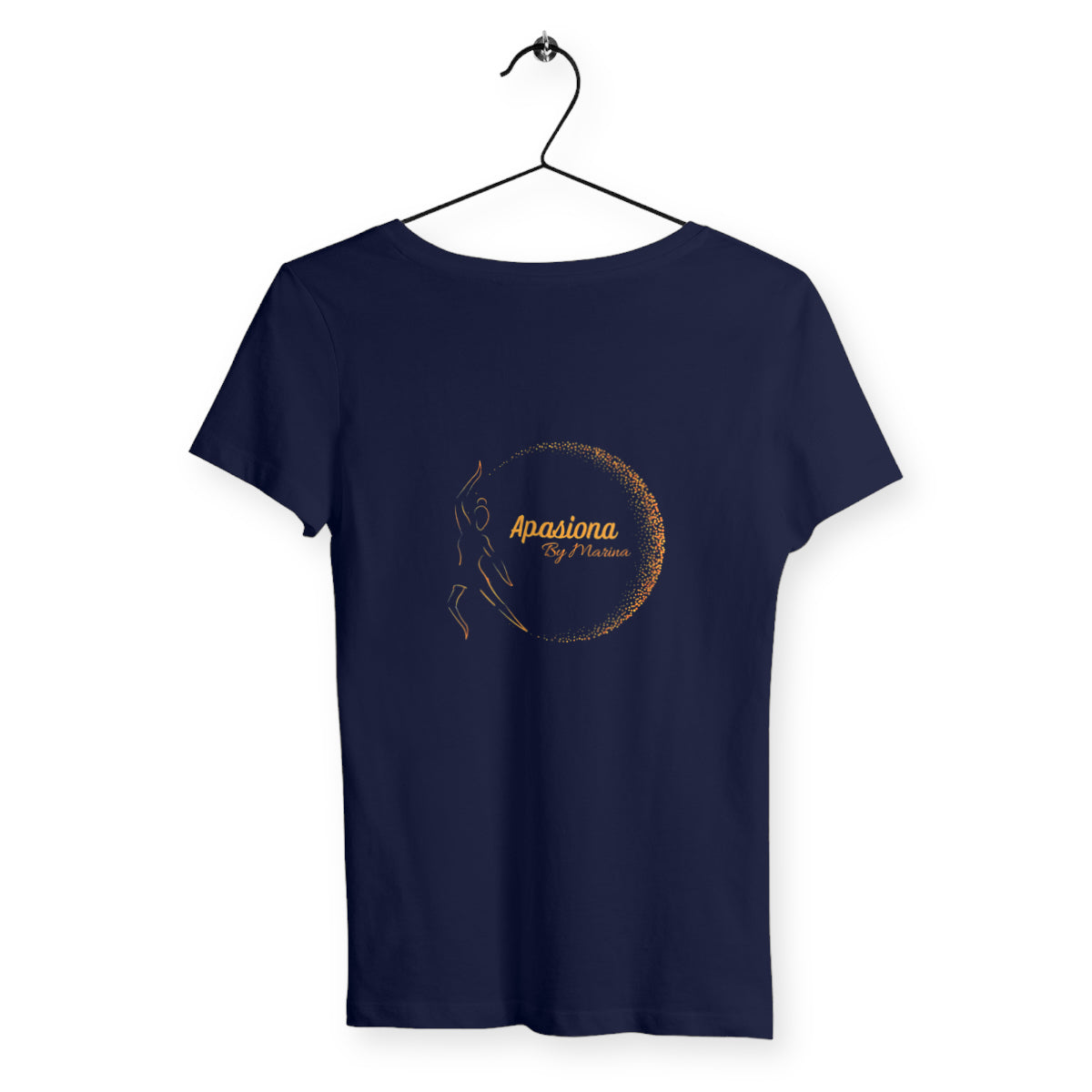 T-shirt léger - Femme - by Apasiona - dos_marine