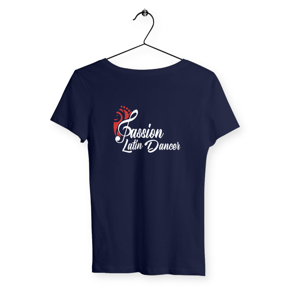 T-shirt léger - Femme - By Passion Latin Dancer - dos_marine