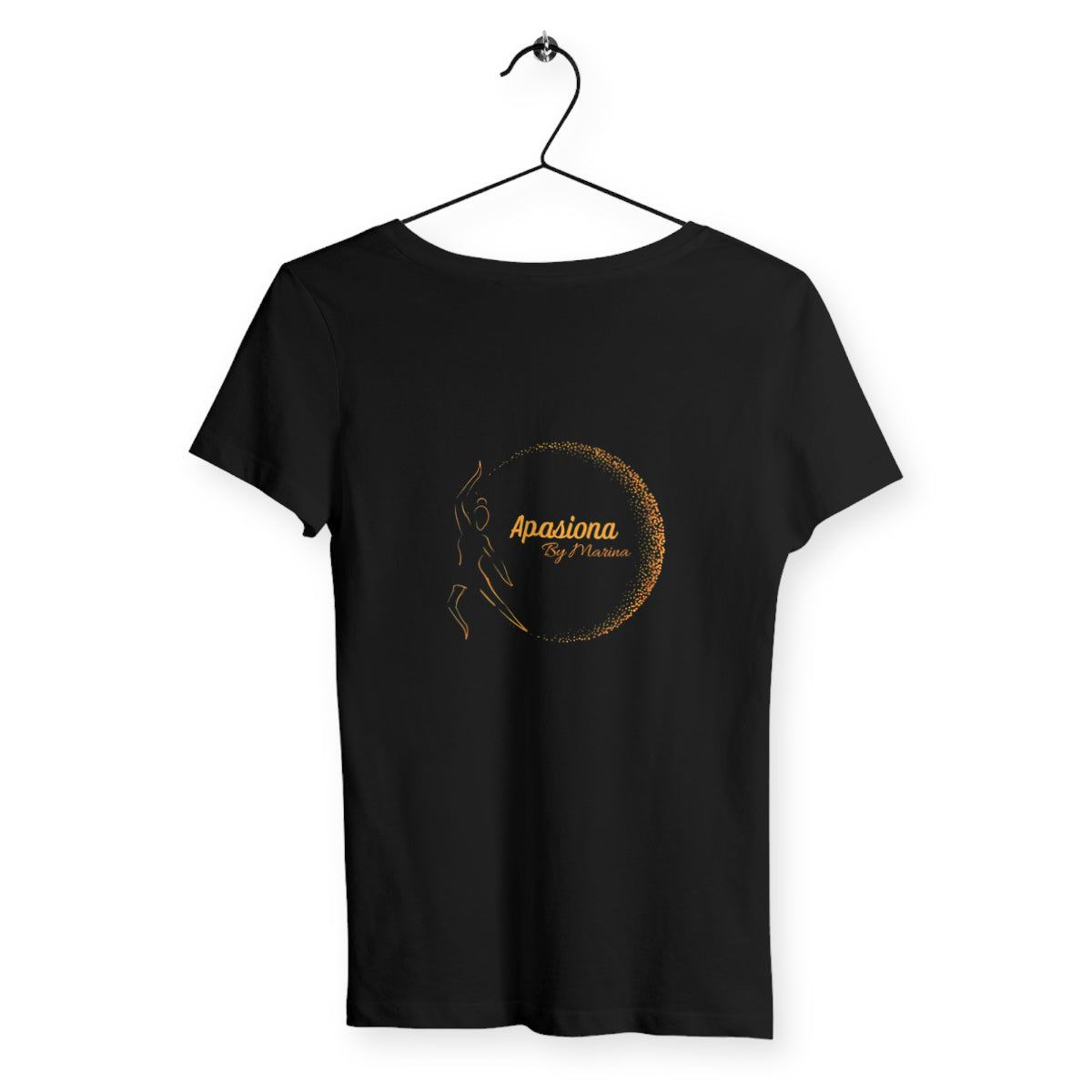 T-shirt léger - Femme - by Apasiona - dos_noir