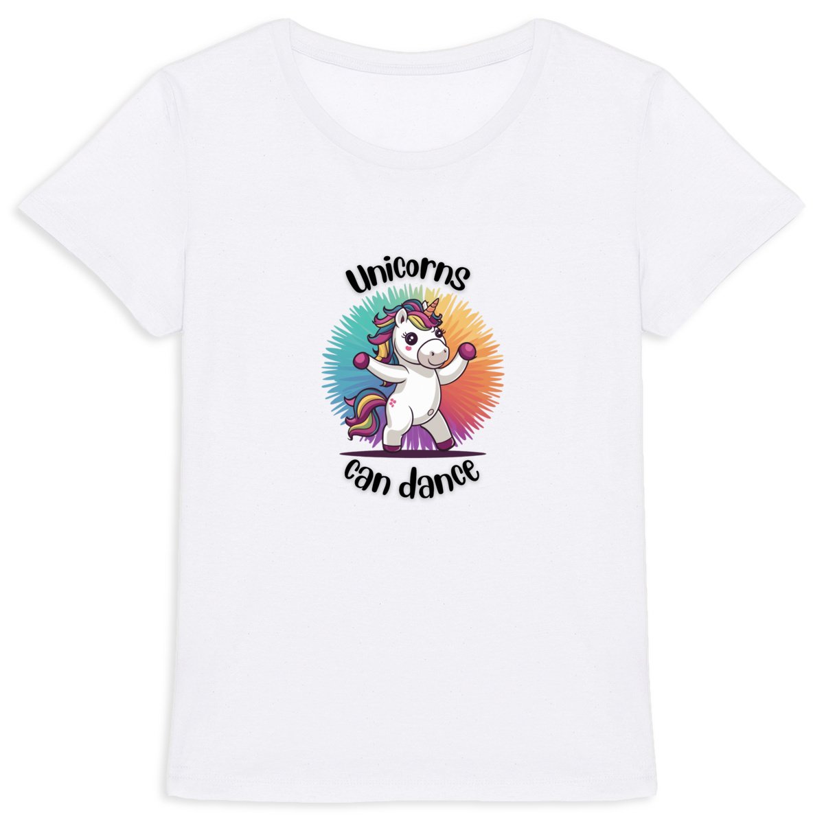 T-shirt premium - Femme - Unicorns can dance