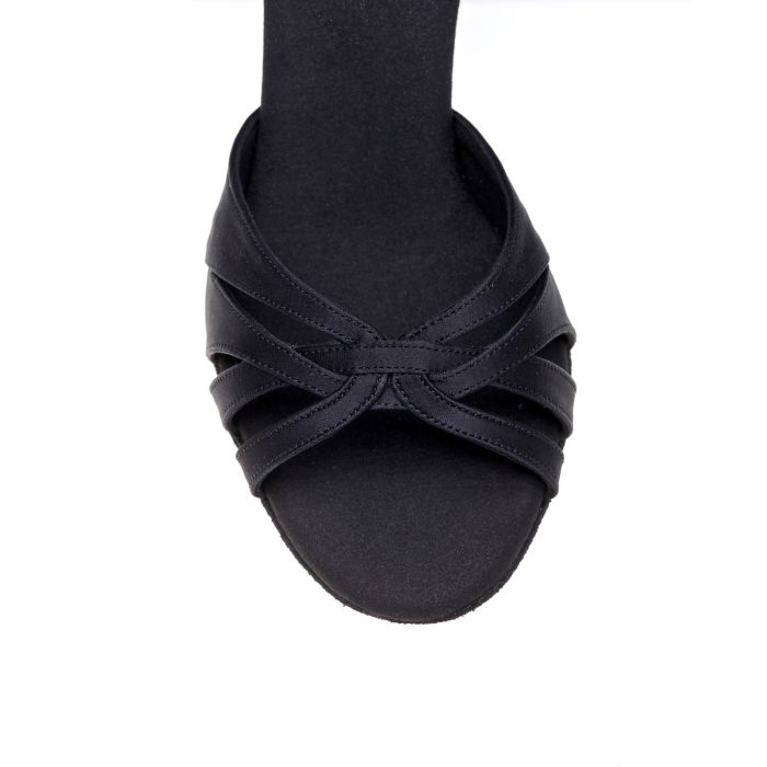 Rummos Shoes - Elite Paris Black Satin