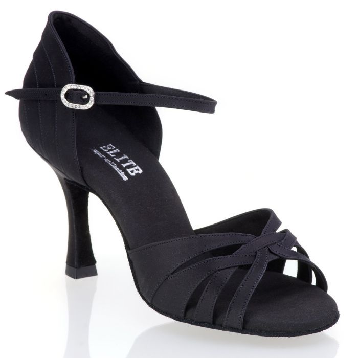 Rummos Shoes - Elite Paris Black Satin