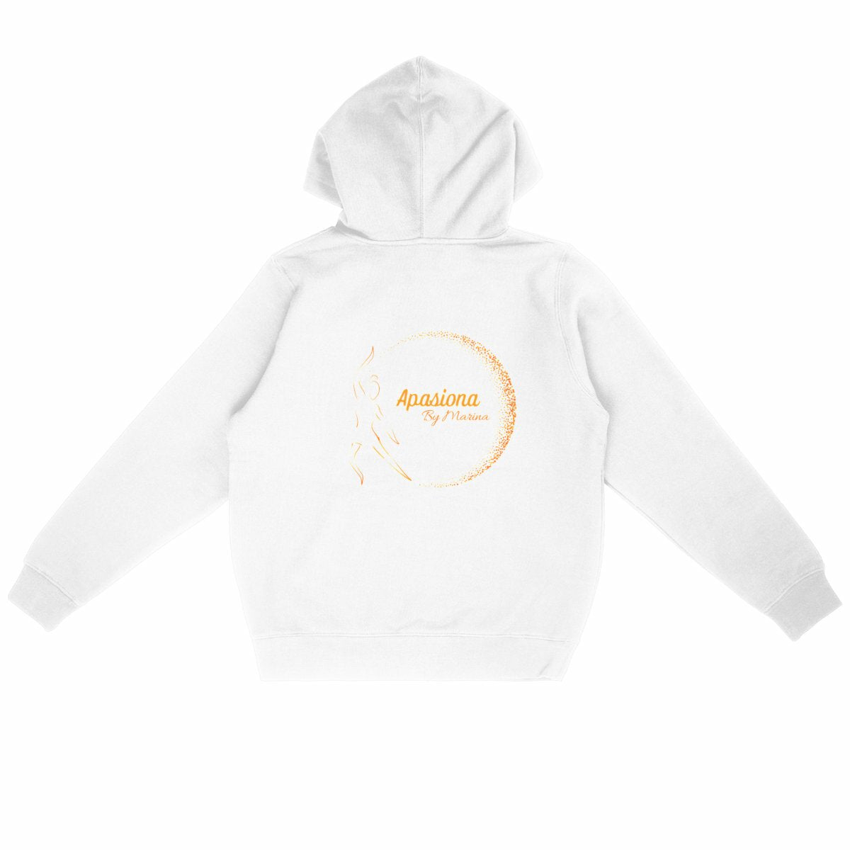 Hoodie - by Apasiona - dos_blanc