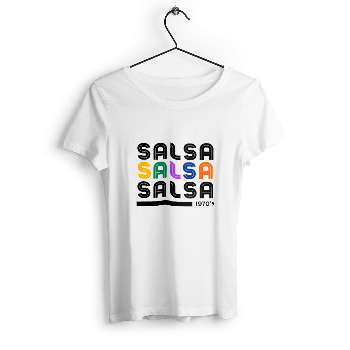 Tee shirt premium - Femme - Salsa rétro3