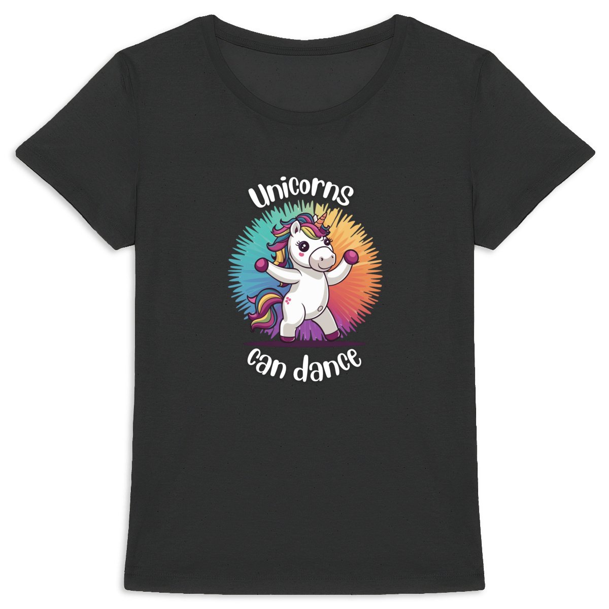 T-shirt premium - Femme - Unicorn can dance