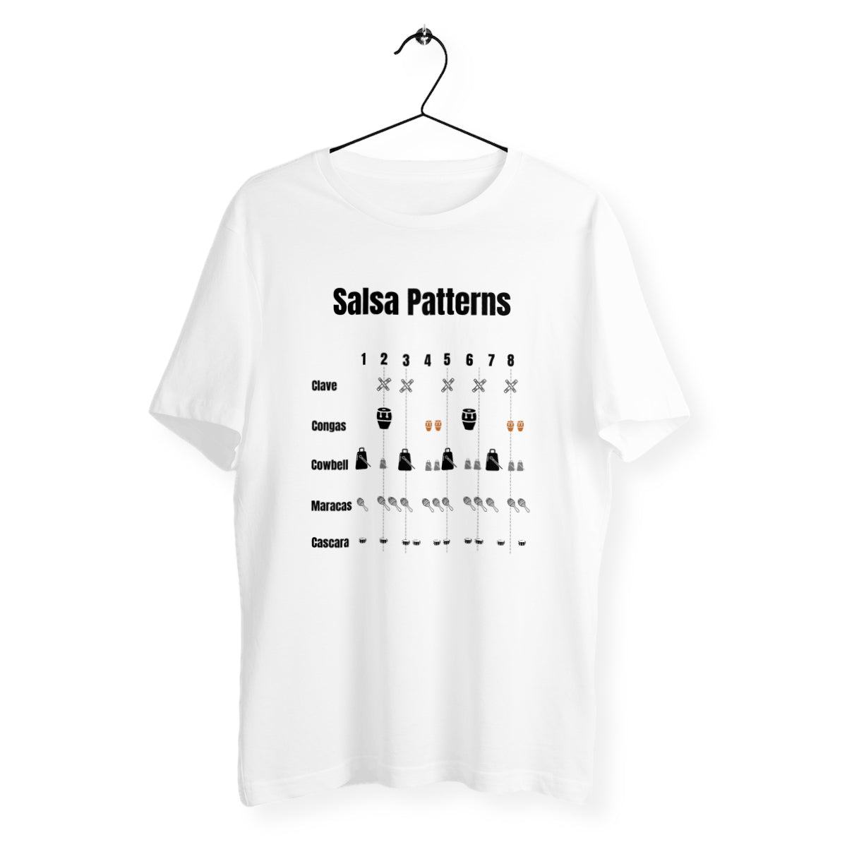 T-shirt léger - Unisexe - Salsa patterns