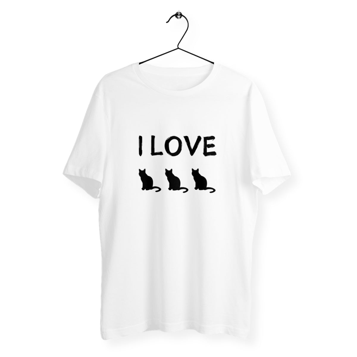 T-shirt léger - Unisexe - I love chat chat chat