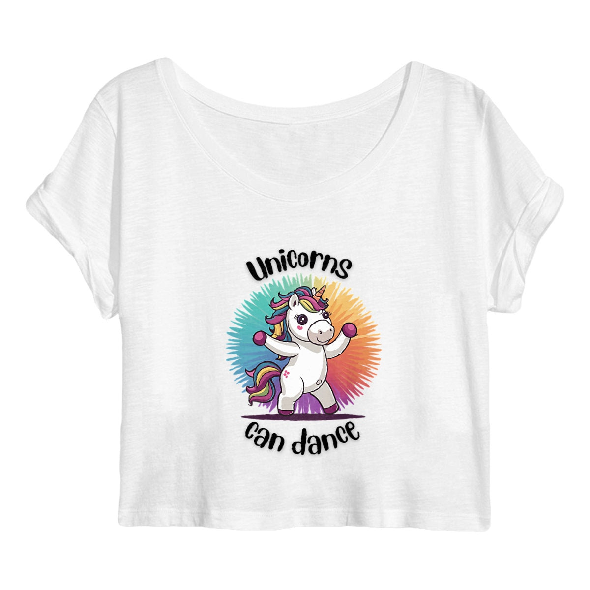 Crop top - Femme - Unicorns can dance