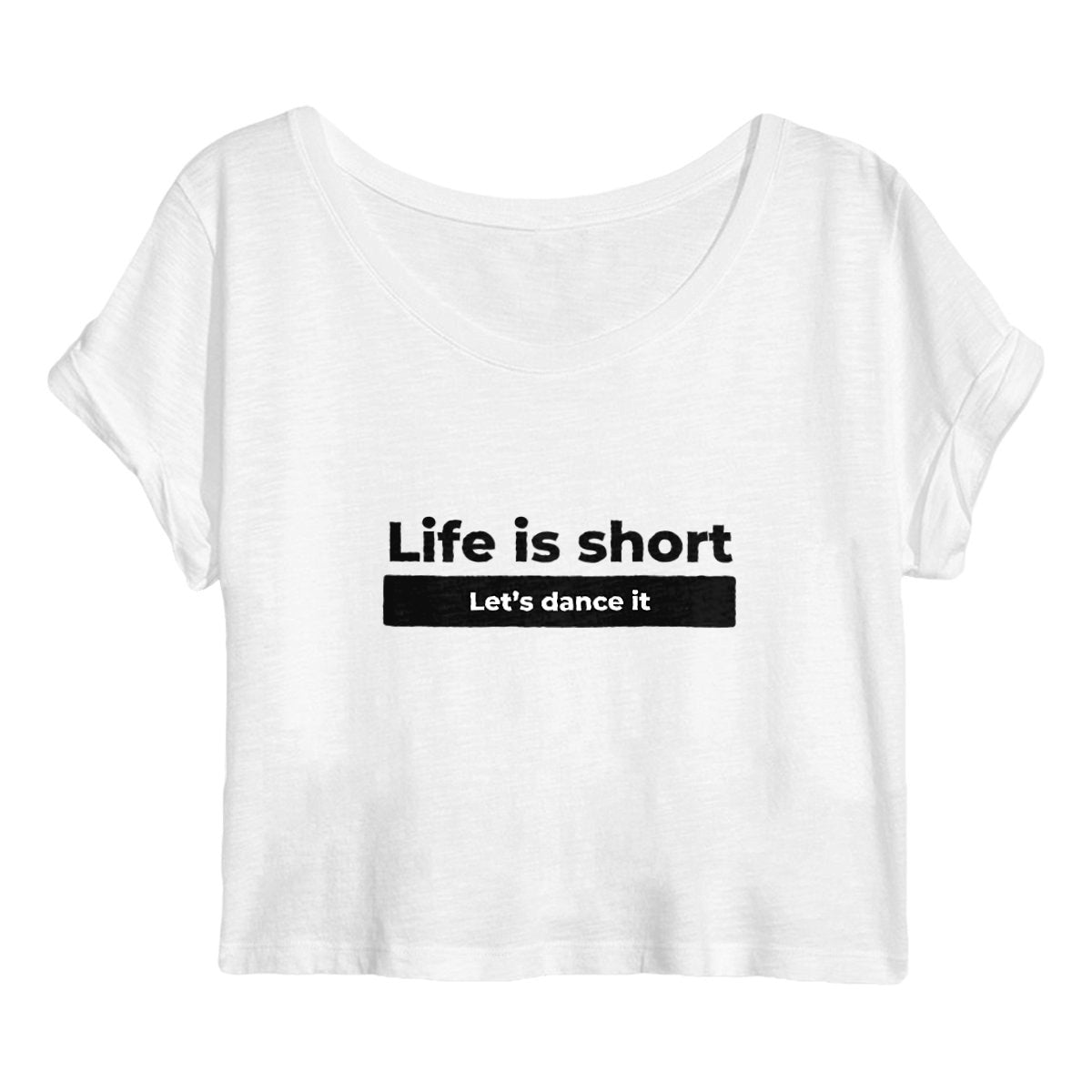 Crop top - Femme - Life is short