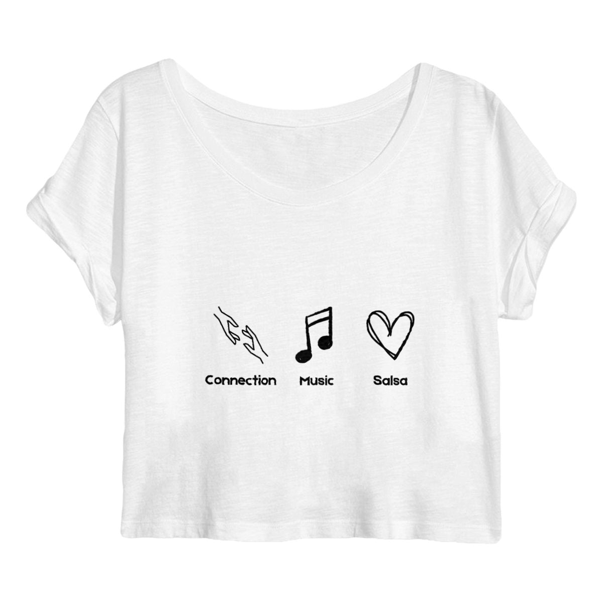 Crop top - Femme - Connection music salsa