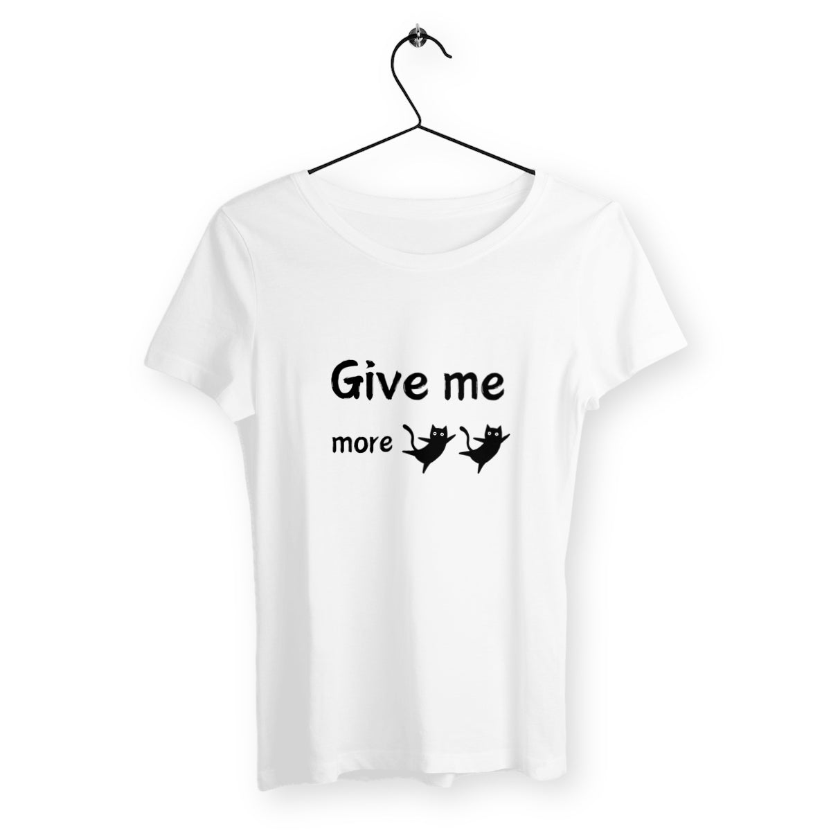 T-shirt léger - Femme - Give me more chat chat