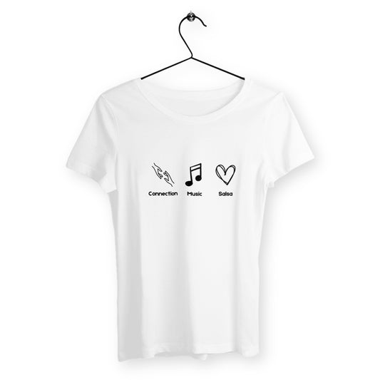 T-shirt léger - Femme - Connection music salsa