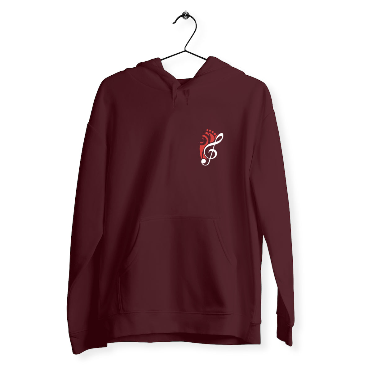 Hoodie - unisexe - by Passion Latin Dancer - face_bordeaux