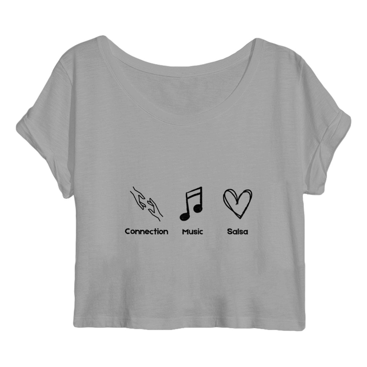 Crop top - Femme - Connection music salsa