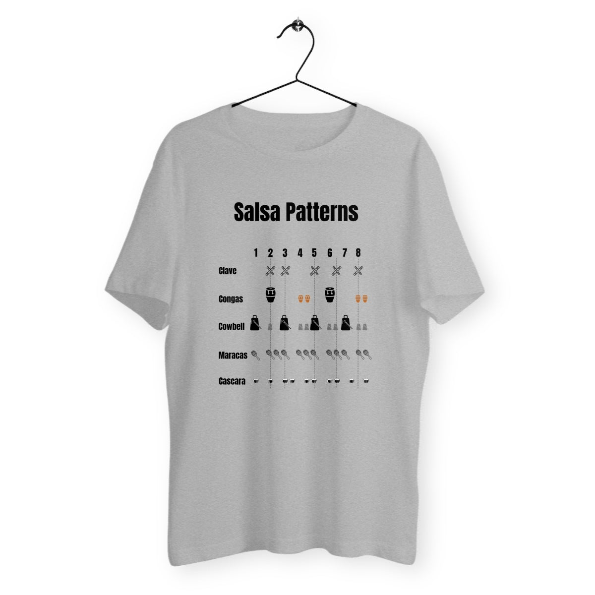 T-shirt léger - Unisexe - Salsa patterns