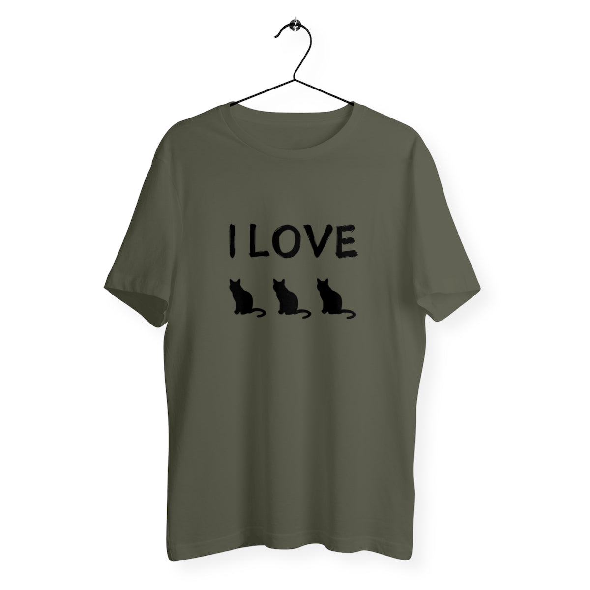 T-shirt léger - Unisexe - I love chat chat chat