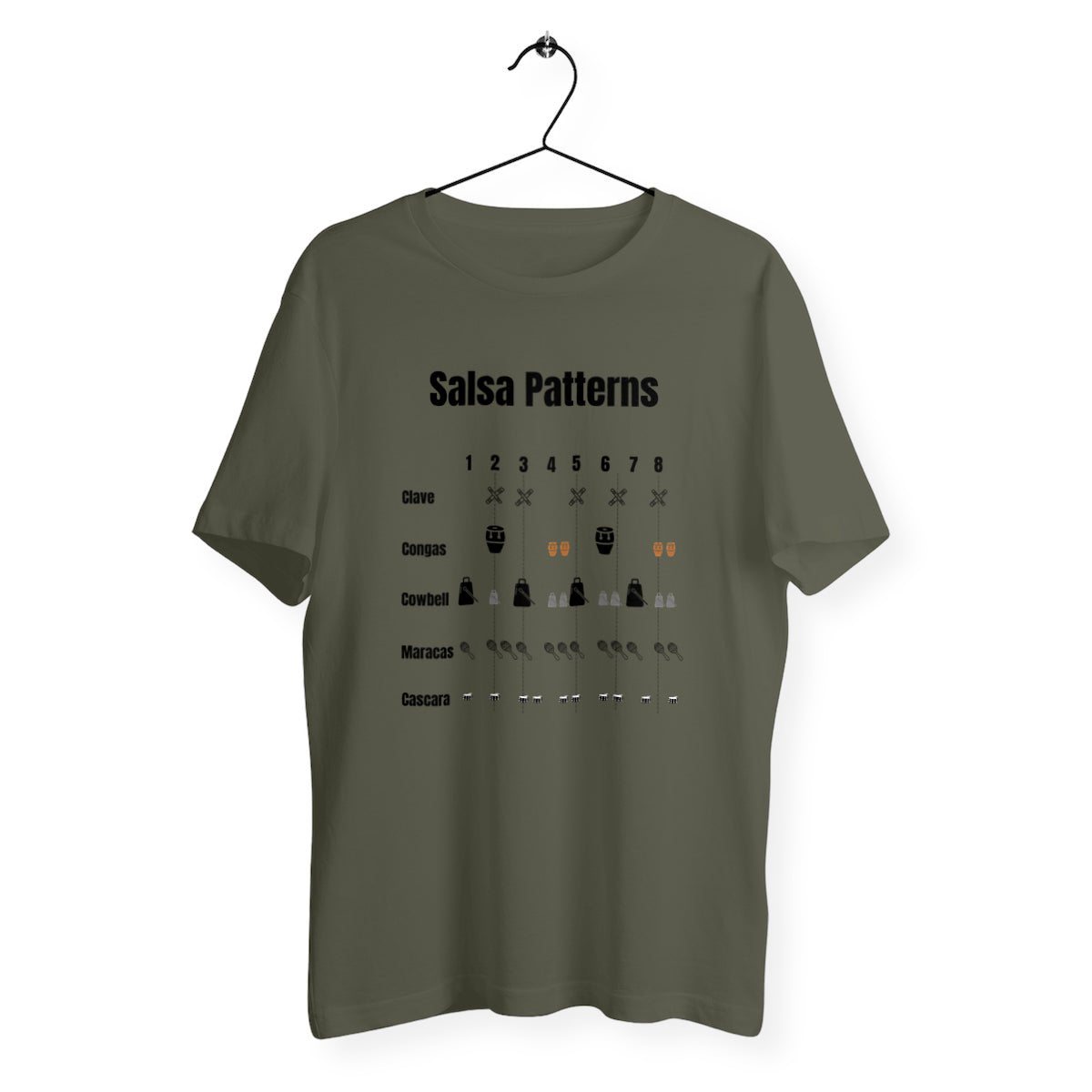 T-shirt léger - Unisexe - Salsa patterns