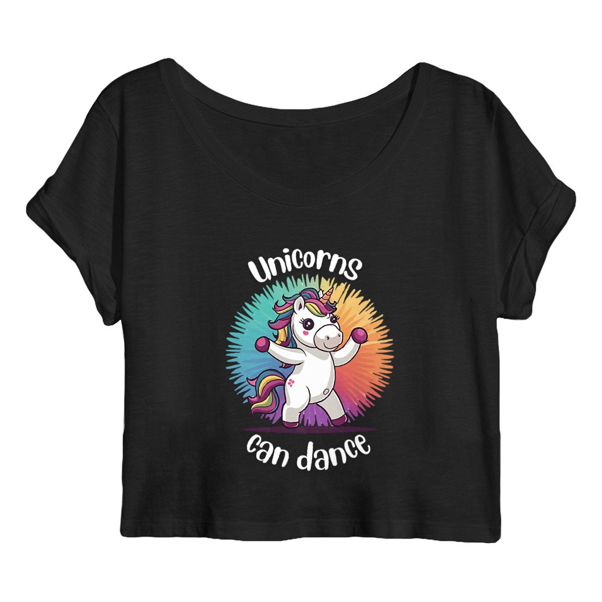 Crop top - Femme - Unicorns can dance