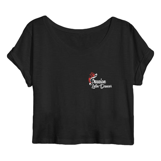 Crop top - Femme - by Passion Latin Dancer - face_noir