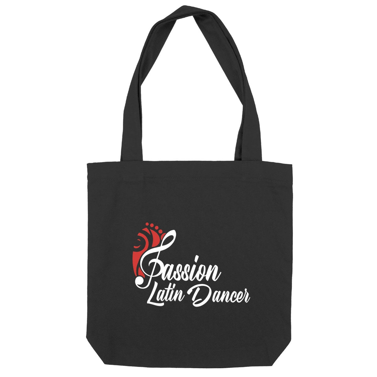 Tote bag épais - by Passion Latin Dancer - face_noir