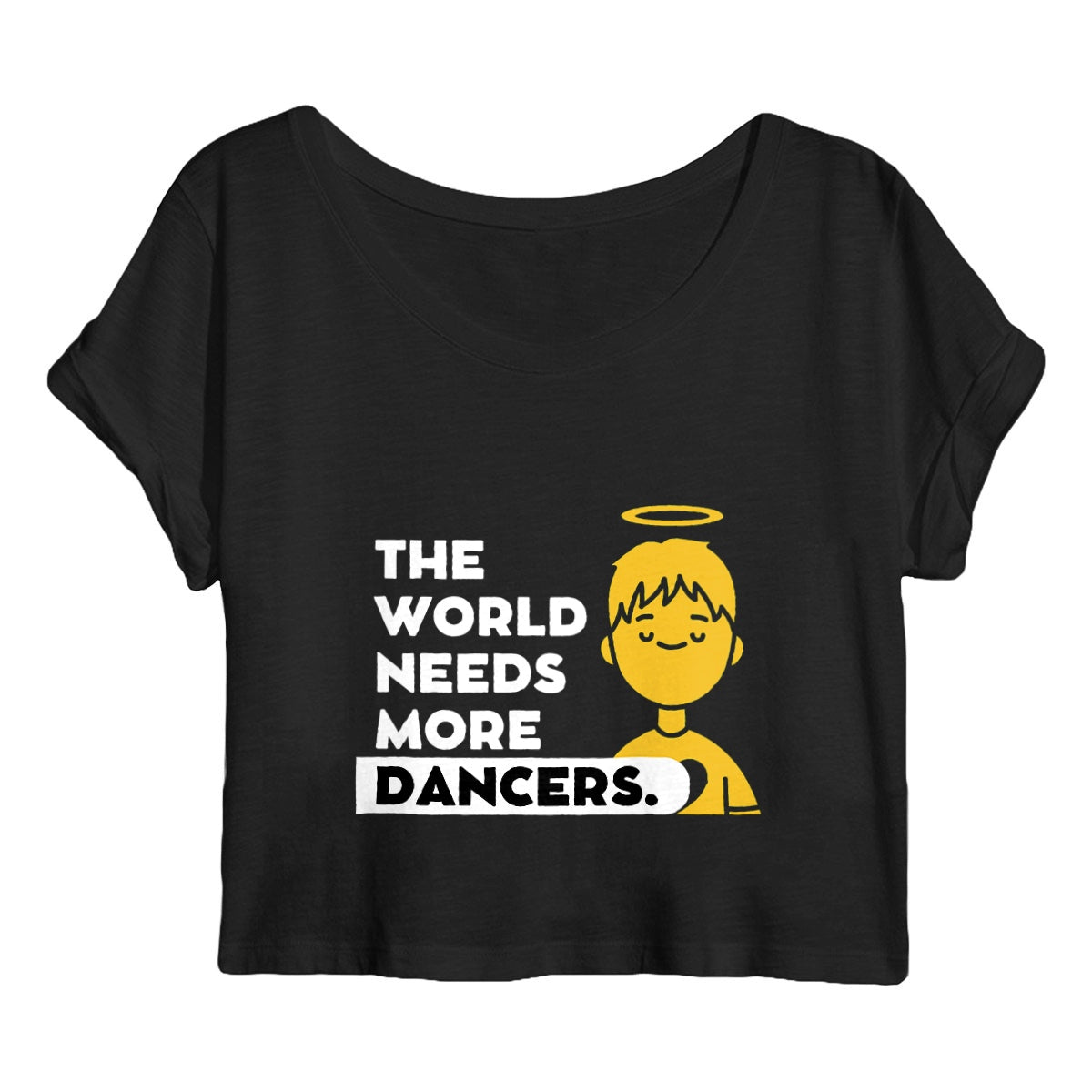 Crop top - femme - the world needs more dancers