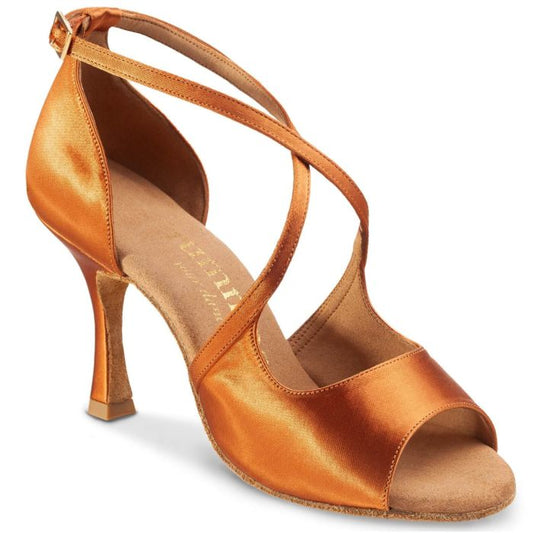 Rummos Shoes - R545 Dark tan satin